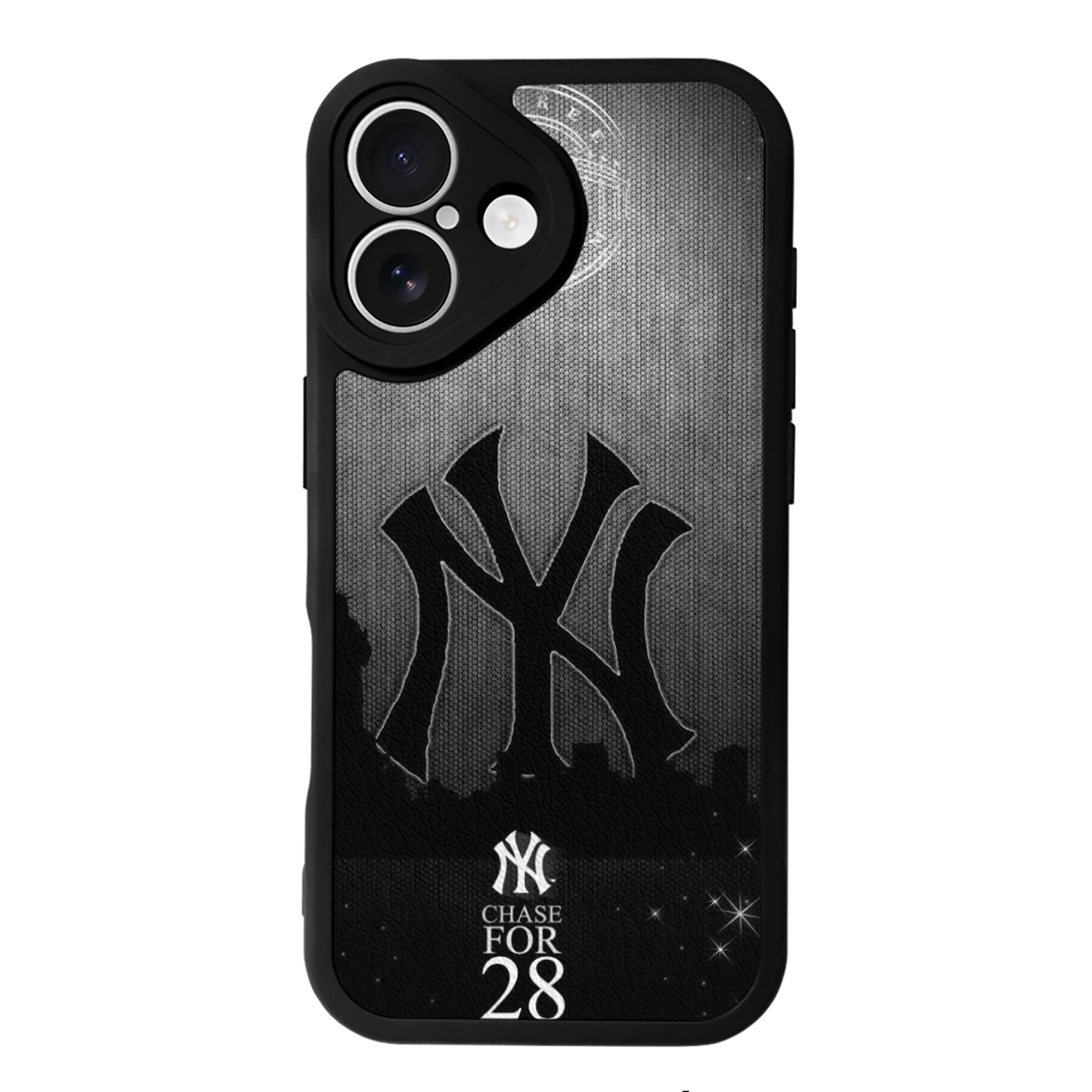 New York Yankees 313 IPhone 16 Silicone Leather Case – UV Print, Lambskin Texture – Perfect Fit, Wireless Charging Compatible, Scratch Resistant, Precise Cutouts – Stylish Protection For IPhone 16